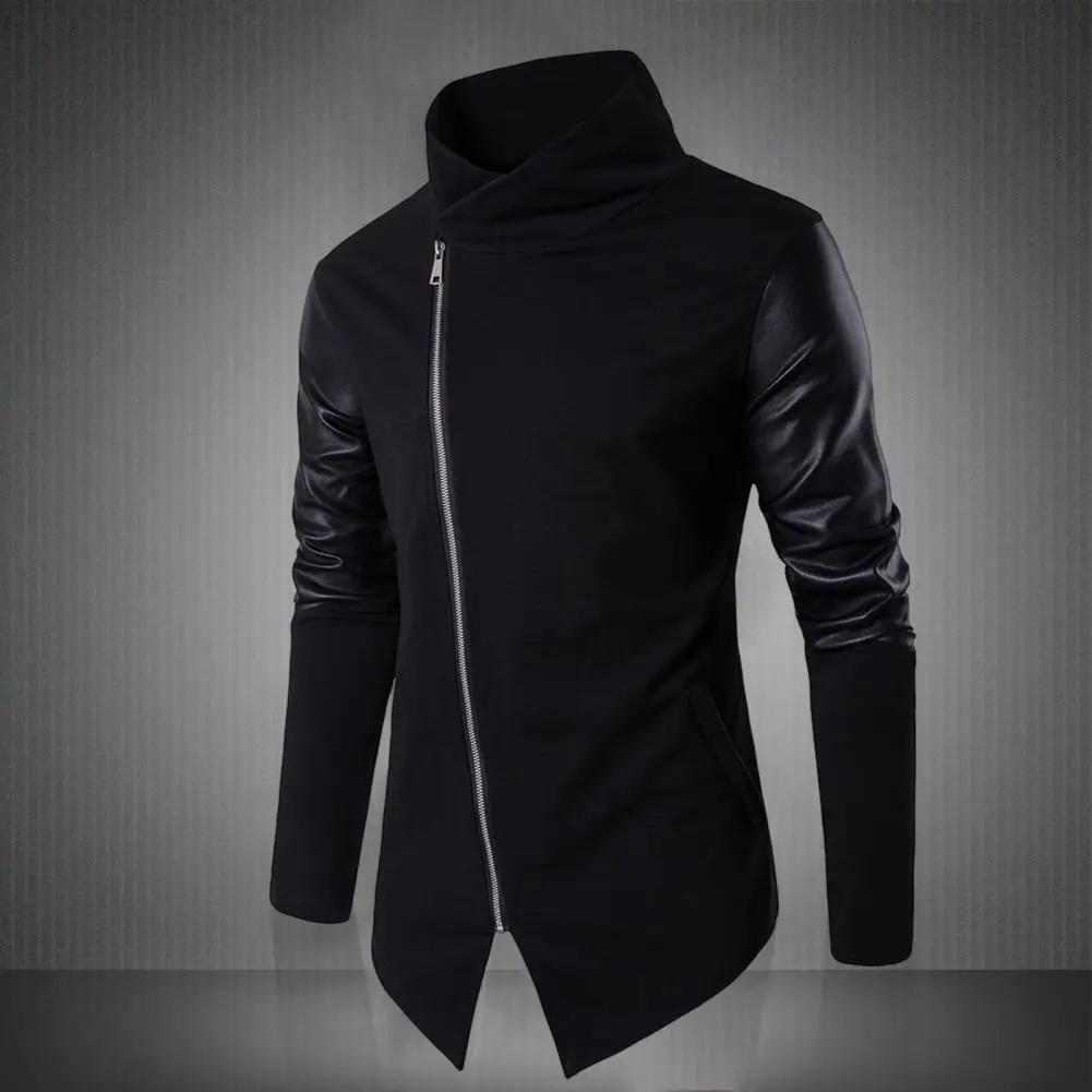 Leopold | Gemütlicher Rollkragenpullover mit asymmetrischem Reißverschluss für Herren
