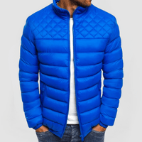 JOSS - PREMIUM GESTEPPTE JACKE – Blau