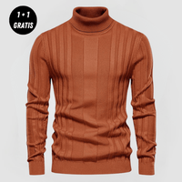 JAN - ROLLKRAGENPULLOVER AUS STRICK (1+1 GRATIS) – Braun