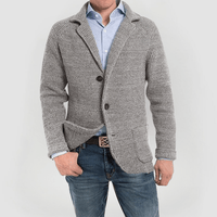 RENE - STRICKJACKE MIT LANGEN ÄRMELN – Grau
