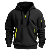Hood | Herren Hoodie aus Baumwolle – Schwarz