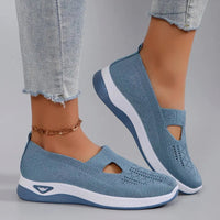 Heidi-Mode | Rutschfeste Ergonomische Damenschuhe – Blau
