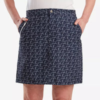 Ayesha | Tuxer Hollie-Rock – Marineblauer Druck