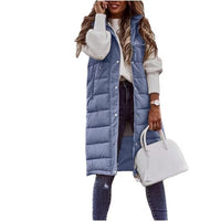 Isabella | Langer Körperwärmer – Blau