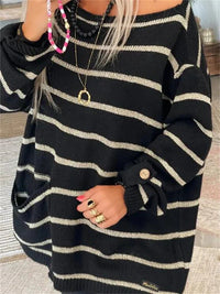 ZIA | MODISCHER STRICKPULLOVER – Schwarz