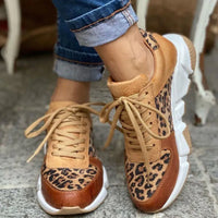 Trina™ - Bequeme Leoparden-Sneakers – Leo-Muster