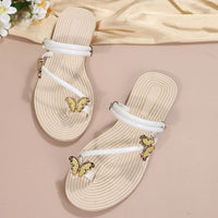 Chloa Boho Sandalen | Sommerliche Strandsandalen für Frauen – Weiß