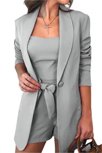 Myla -  Elegantes 3-teiliges Set für das tägliche Tragen – Grau