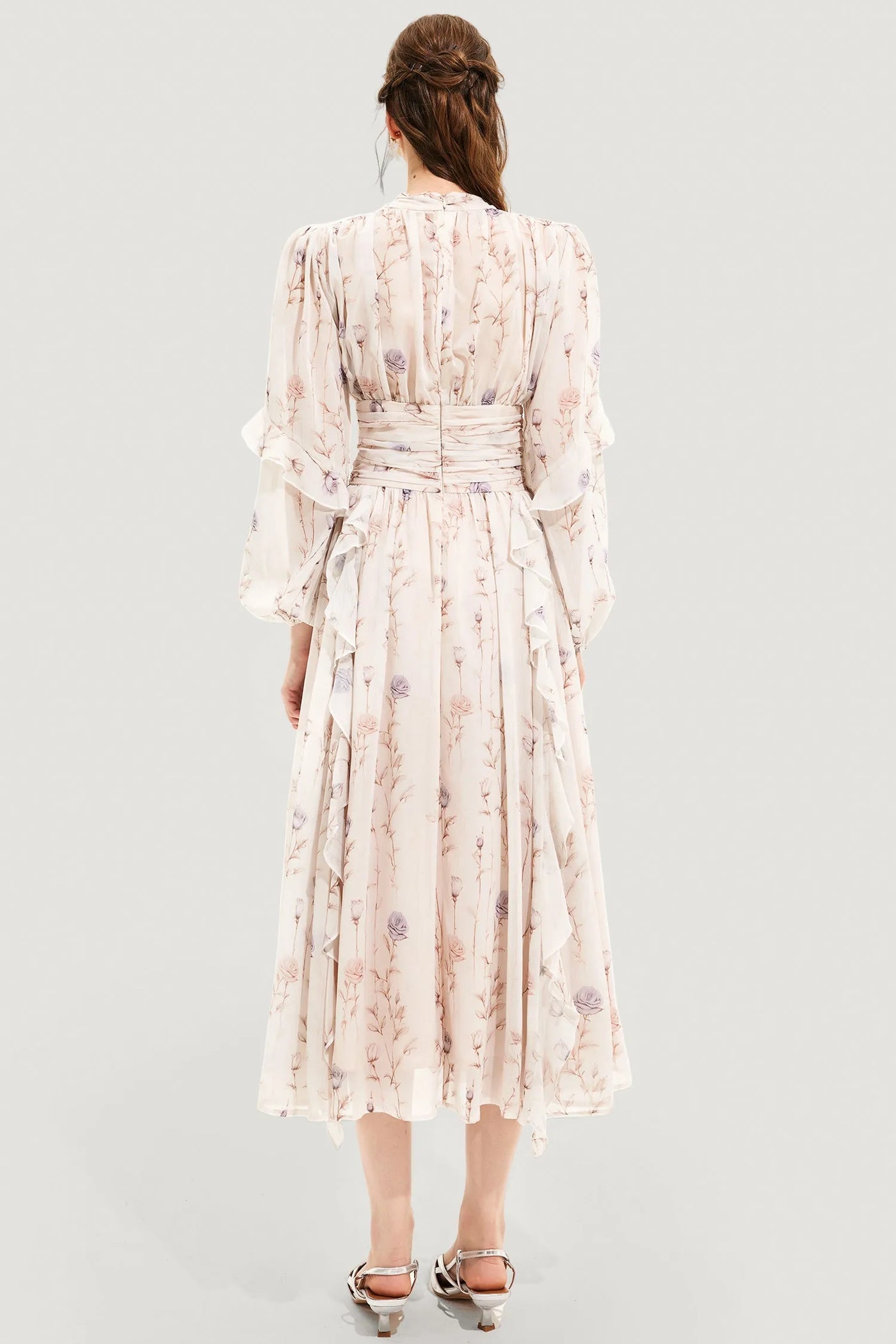 Sierra - Blumiges luftiges Kleid