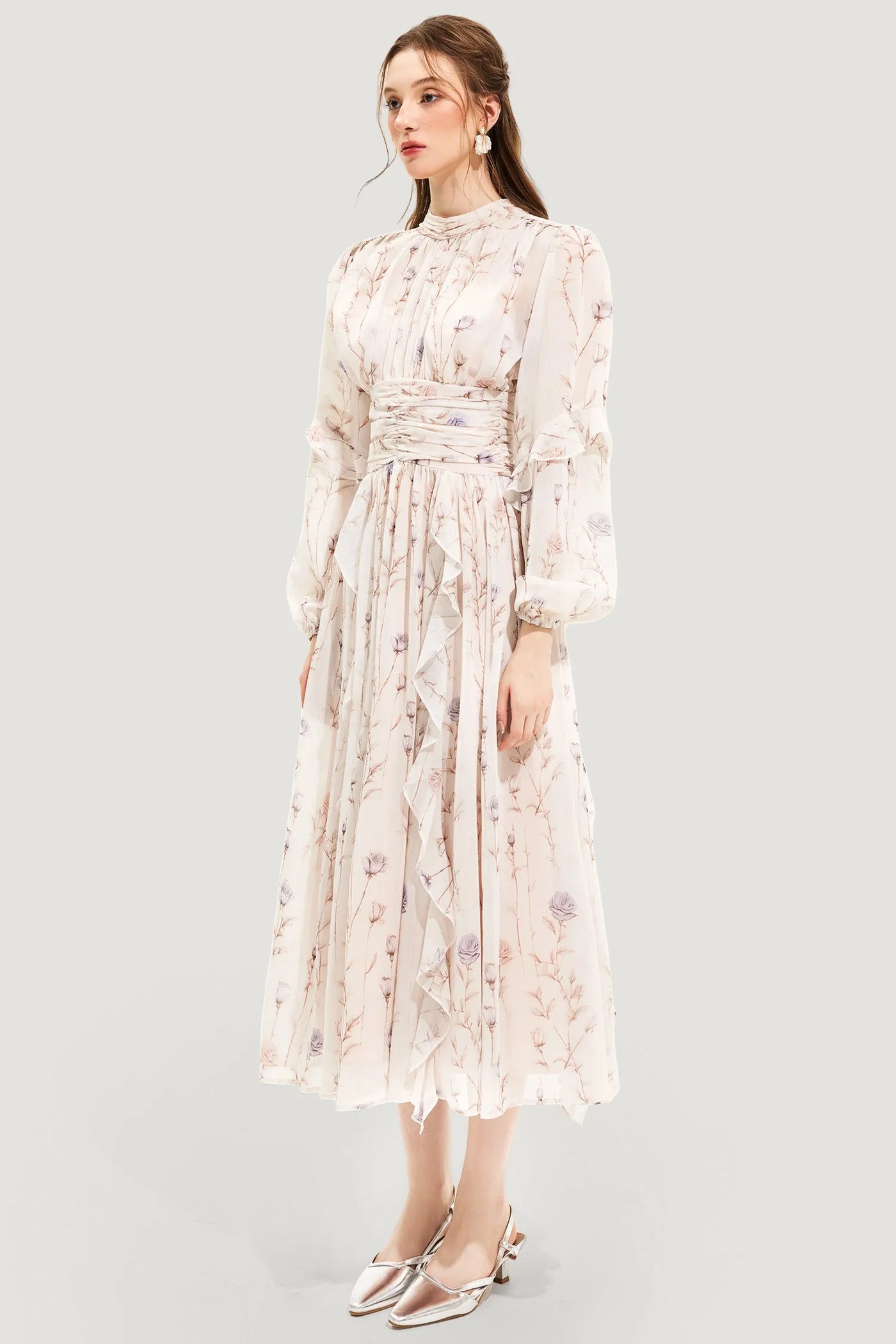 Sierra - Blumiges luftiges Kleid