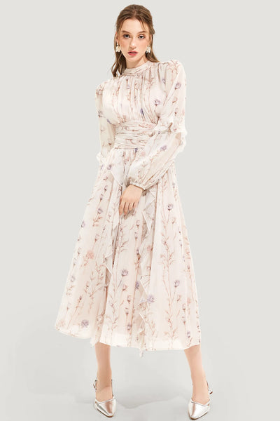 Sierra - Blumiges luftiges Kleid