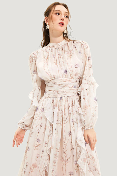 Sierra - Blumiges luftiges Kleid