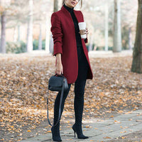 | Elegante Jacke – Weinrot
