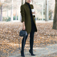 | Elegante Jacke – Olivgrün