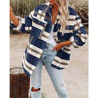 Ausgefallene Damen Jacke – Blau
