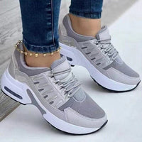 Elina Damen Sommer-Sneaker | Mit ergonomischem Absatz – Grau