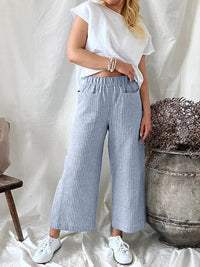 REMI - Hose mit elastischer Taille – Blau