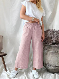 REMI - Hose mit elastischer Taille – Rosa