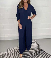 Verena - Elegantes 2-teiliges Set – Marine