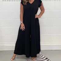 Jumpsuit Kleid – Schwarz