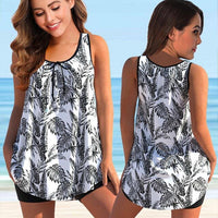 Tankini für Damen - Eleganter Badeanzug für den Sommer 2024 – 8360-schwarz