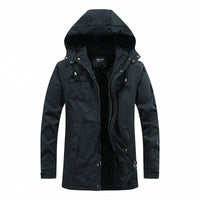 Byron | Bequeme Fleecejacke mit Kapuze – Schwarz