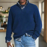 Bryan™ - Exklusiver Pullover für Herren – Dunkelblau