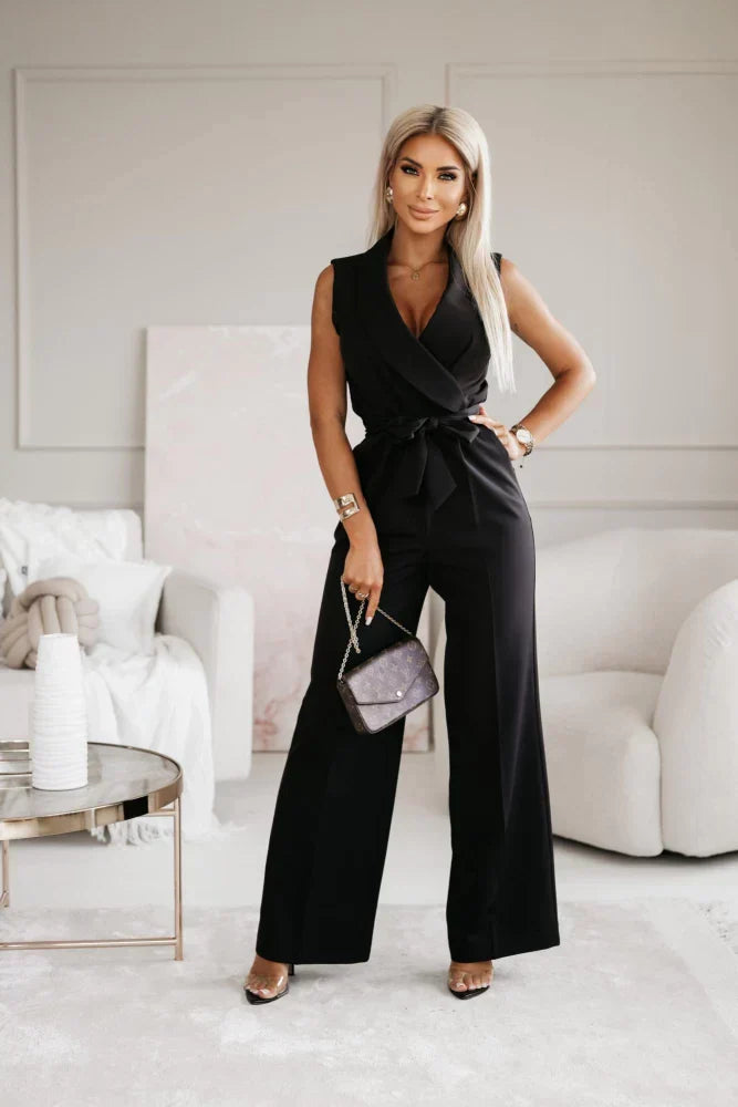 Jumpsuit für Damen - Sommerlicher Wickel-Jumpsuit für Hochzeiten