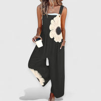 Cindy | Ärmelloser Jumpsuit – Schwarz