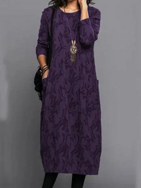 Julia™ - Elegantes Winterkleid – Lila