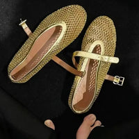 Ballerina Schuhe Für Frauen – Gold