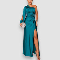 Izzy | Elegantes anspruchsvolles Sommerkleid – Türkis
