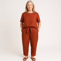 Maria™ | Bequemes Damen-Set – Rot