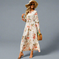 Gottliebe | Elegantes Boho-Maxikleid aus Chiffon – 2