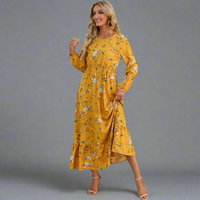 Gottliebe | Elegantes Boho-Maxikleid aus Chiffon – 5