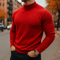 Klara | Eleganter Merinowollpullover für Damen – Rot