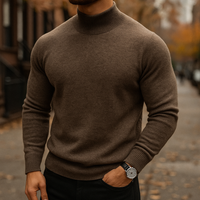 Klara | Eleganter Merinowollpullover für Damen – Braun