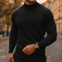 Klara | Eleganter Merinowollpullover für Damen – Schwarz
