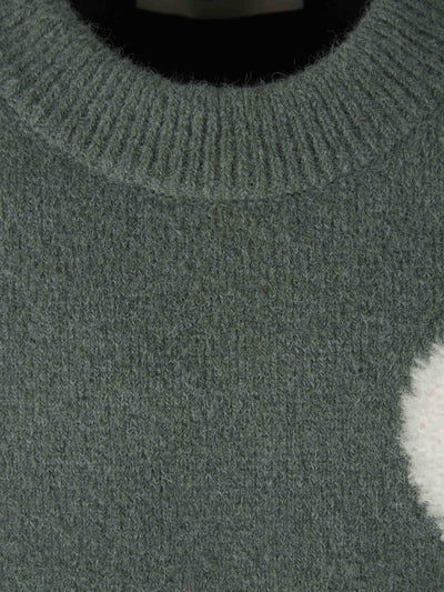 Heidi-Mode | Herz gestickter Pullover