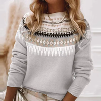 SELENE – Strickjacke für mühelosen Winterstil – Grau