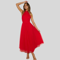 Franka | Glamour-Tüllkleid – Rot