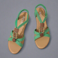Odalhilde | Bequeme Sandalen für empfindliche Füße – Hellgrün