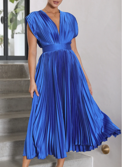 Brittney's  Himmlische Eleganz Maxikleid mit Ärmeln