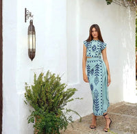 Amalia™ | Elegantes zweiteiliges Set – Himmelblau