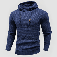 MAX - PULLOVER MIT KAPUZE – Blau