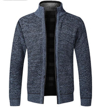Lennart | Lässiger Strick-Cardigan – Blaugrau
