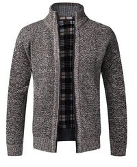 Lennart | Lässiger Strick-Cardigan – Kaffeebraun