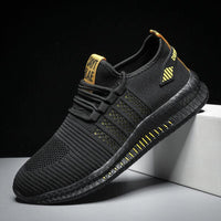 Stilvolle Sportschuhe für Männer - Cleon – Schwarz/Gelb
