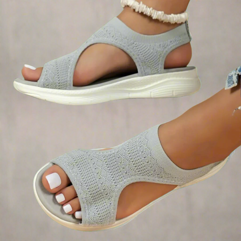 Amelie | Handcrafted Premium Material Wedge Sandals