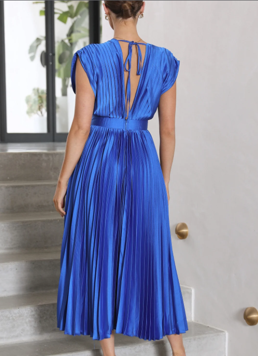 Brittney's  Himmlische Eleganz Maxikleid mit Ärmeln